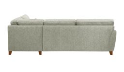 James Large Right Corner Sofa, dark red, Leg colour: black - thumbnail 3