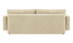Cornelia Sofa Bed with Storage, light beige, Leg colour: like oak - thumbnail 3