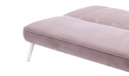 Lull Click-Click Sofa Bed, lilac, Leg colour: white - thumbnail 3
