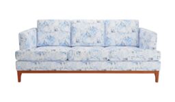 Scarlett Design 3 Seater Sofa, blue, Leg colour: aveo - thumbnail 1
