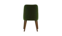 Albion Dining Chair, green, Leg colour: dark oak - thumbnail 2