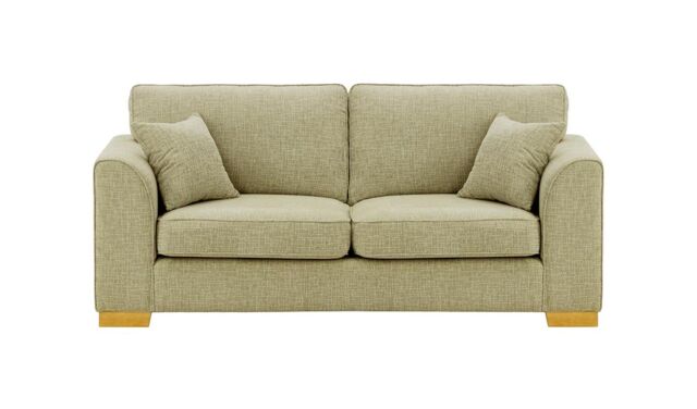 Avos 3 Seater Sofa, taupe, Leg colour: like oak - image 1