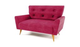 Diva 2 Seater Sofa, pink