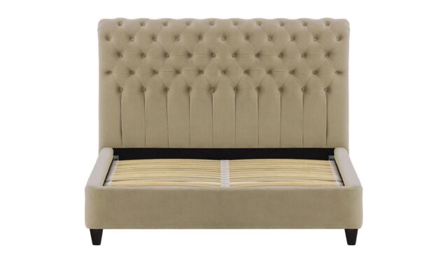 Hai Upholstered Bed Frame, mink - image 1