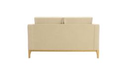 Scarlett 2 Seater Sofa, light beige, Leg colour: like oak - thumbnail 2