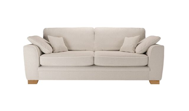 Ronay 3-seater Sofa, boucle beige, Leg colour: aveo - image 1