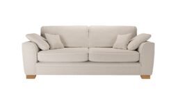 Ronay 3-seater Sofa, boucle beige, Leg colour: aveo - thumbnail 1