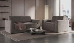 Jules 2 Seater Sofa Bed, lilac - thumbnail 3