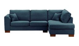 Avos Large Right Hand Corner Sofa, silver, Leg colour: aveo - thumbnail 1