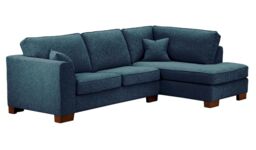 Avos Large Right Hand Corner Sofa, silver, Leg colour: aveo - thumbnail 5