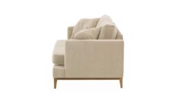 Covex Wood 3 Seater Sofa, lime, Leg colour: dark oak - thumbnail 3