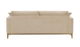 Covex Wood 3 Seater Sofa, lime, Leg colour: dark oak - thumbnail 2