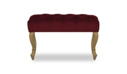 Elios Footstool 70, dark red - thumbnail 2