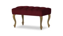 Elios Footstool 70, dark red - thumbnail 1