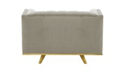 Vicenza Armchair, silver, Leg colour: like oak - thumbnail 2