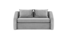 Alma 2.5 Seater Sofa Bed, silver
