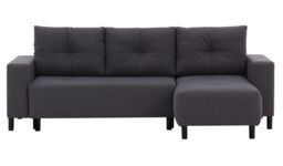 Finder Corner Sofa Bed, dark grey