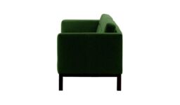 Normann 3 Seater Sofa, dark green, Leg colour: dark oak - thumbnail 3