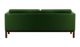 Normann 3 Seater Sofa, dark green, Leg colour: dark oak - thumbnail 2