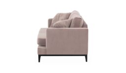 Covex Wood 3 Seater Sofa, lilac, Leg colour: black - thumbnail 3