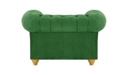 Chesterfield Max Armchair, dark green, Leg colour: like oak - thumbnail 2