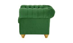 Chesterfield Max Armchair, dark green, Leg colour: like oak - thumbnail 3