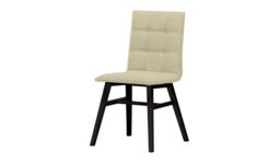 Fafa Dining Chair, cream, Leg colour: black