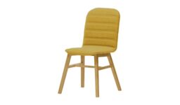 Dao Dining Chair, yellow, Leg colour: like oak