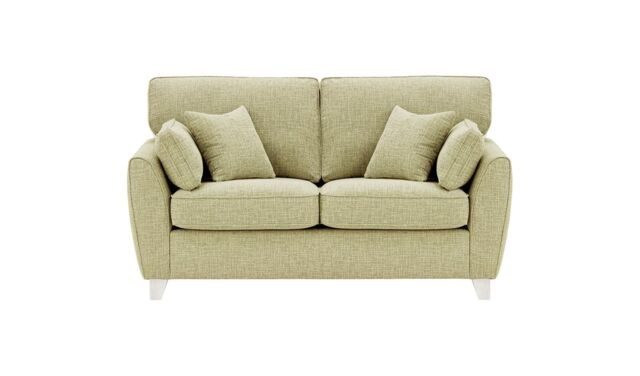 James 2 Seater Sofa, taupe, Leg colour: white - image 1