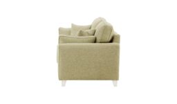 James 2 Seater Sofa, taupe, Leg colour: white - thumbnail 3