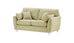 James 2 Seater Sofa, taupe, Leg colour: white - thumbnail 4