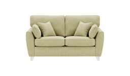 James 2 Seater Sofa, taupe, Leg colour: white - thumbnail 1