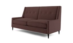 Tessa 2 Seater Sofa, burgundy