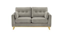 Farrow 2 Seater Sofa, silver, Leg colour: like oak - thumbnail 1