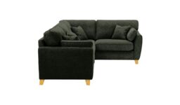 James Large Right Corner Sofa, charcoal, Leg colour: like oak - thumbnail 3