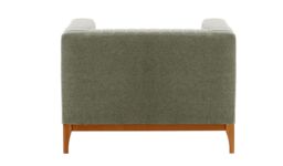 Slender Wood Armchair, grey, Leg colour: aveo - thumbnail 2