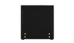 Lewis 4ft Small Double Bed Frame Modern Horizontal Stitch Headboard, mink, Leg colour: black - thumbnail 3