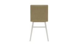 Cod Dining Chair, beige, Leg colour: white - thumbnail 2