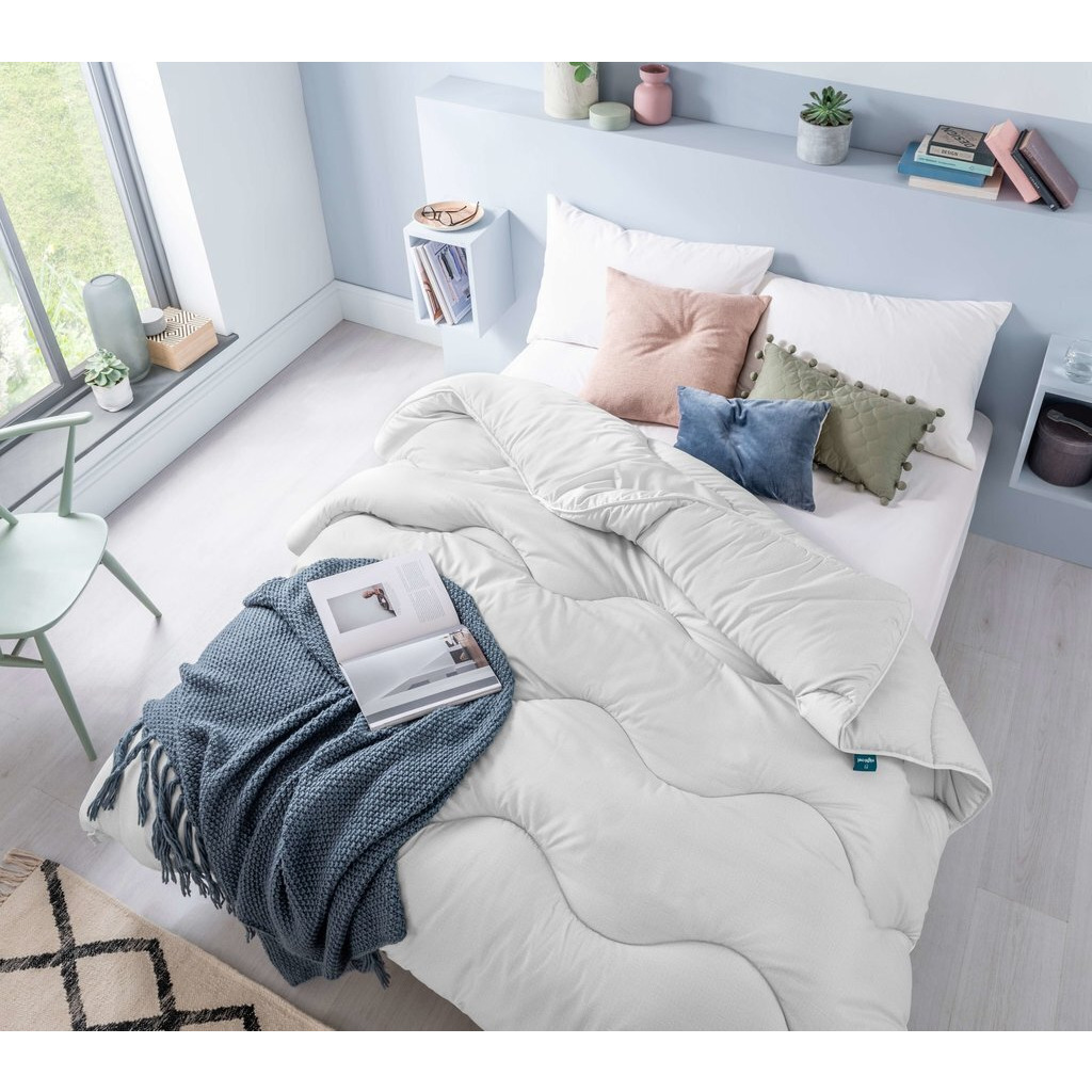 Fine Bedding Co Night Owl Coverless Duvet Cloud Grey Double