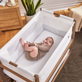 SnuzPod4  Bedside Crib The Natural Edit  'Walnut'