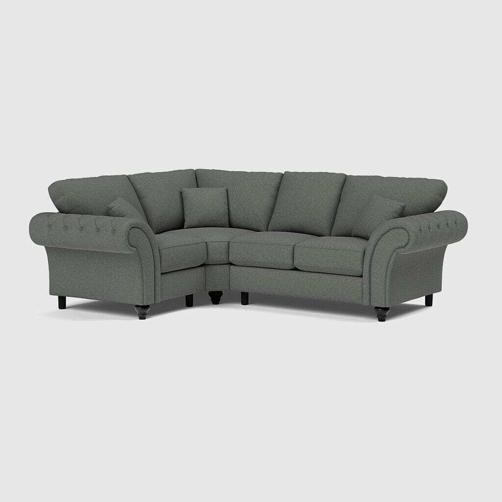 Sofa Club Windsor Highback Left Corner Sofa - Steel The Deal
