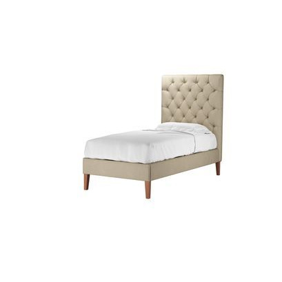 Rosalie 150cm Single Bed in White Sands Soft Chenille - sofa.com