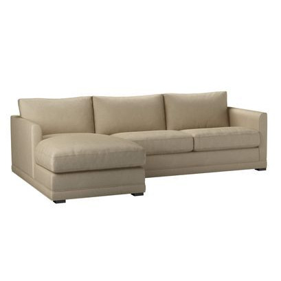 Aissa Medium LHF Chaise Storage Sofa in White Sands Soft Chenille - sofa.com
