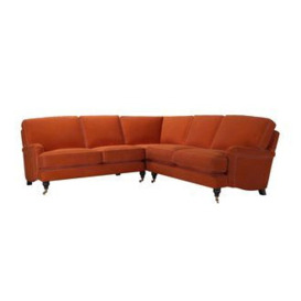 Bluebell Medium Corner Sofa in Moroccan Spice Smart Velvet - sofa.com