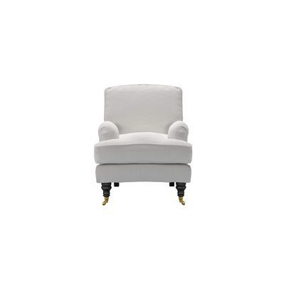 Bluebell Small Armchair in Alabaster Brushed Linen Cotton - sofa.com