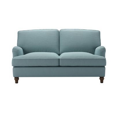 Bluebell 2 Seat Sofa Bed in Lagoon Brushed Linen Cotton - sofa.com