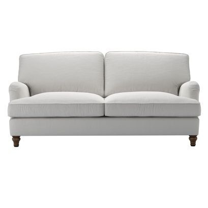 Bluebell 3 Seat Sofa Bed in Alabaster Brushed Linen Cotton - sofa.com