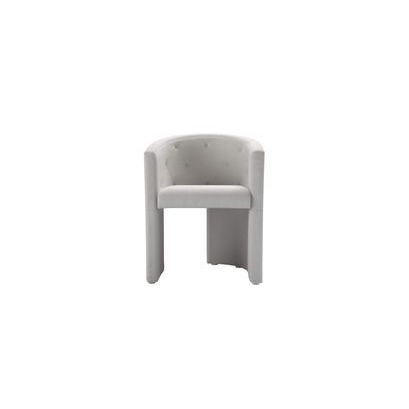 Coco Dining Chair in Alabaster Brushed Linen Cotton - sofa.com