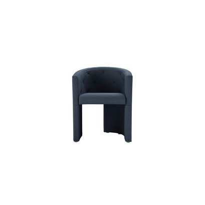 Coco Dining Chair in Midnight Blue Brushed Linen Cotton - sofa.com