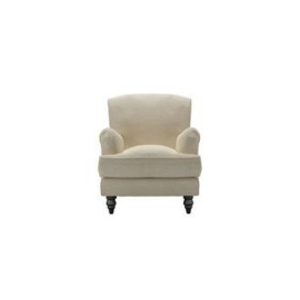 Snowdrop Small Armchair in Pampas Hygge Smart Linen - sofa.com